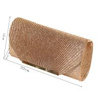 Bolso De Noche Elegante Y Moderno 2023 Para Novia Y Damas De Honor Cierre De Cadena Bolso De Mano Para Mujer Material Principal Poliéster Estilo Inglés - details 18
