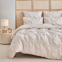 Juego De Cubierta De Cama 3pcs Diseño De Torcimiento Artesanal Sencilla Y Superior Materiales Suaves Y Cómodos Adecuado Para Habitación De Hombres Y Mujeres Decoración De Dormitorio - details 4