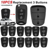 Carcasa De Llave Remoto De Goma Para Hyundai I10 I20 I30 IX35 Kia K2 K5 Rio Sportage Con 3 Botones Piezas De Repuesto - details 0