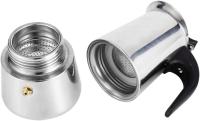 Cafetera Italiana de Acero Inoxidable, de 2 a 12 tazas de Capacidad, Apto para Eléctrica, Vitrocerámica, Gas o Inducción. Perfecto para uso doméstico y oficina. Cafetera Moka espresso. - details 2
