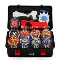 Nuevo Takara Tomy Beyblade Burst Metal Fusion Juego De Lanzador De Metal Y Grips Paquete De Juguetes Para Combate - details 5