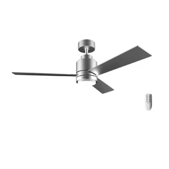 Cecotec Ventilador de Techo Energysilence Aero 4850 Style Steel con Luz LED 30W 48'' 3 Aspas - 1