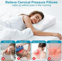 Almohada De Memoria Para El Cuello Tamaño Queen Firm Contorno Cervical Alivio De Dolor En El Cuello Ortopédica Para Dormir JAF030 - details 2