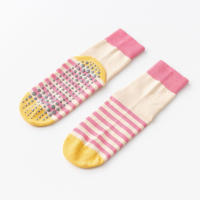 Calcetines De Moda Con Rayas Para Mujer Anti-derrapantes De Yoga Pilates Fitness Colorido Deportivo Tubo De Baile En El Suelo - details 12
