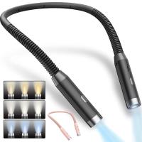 Luz De Lectura Para El Cuello LED Recargable Por USB Con 3 Niveles De Brillo Luz De Libro Flexible Portátil Duradera Para Lectura Nocturna - details 0