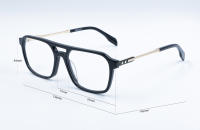 Gafas De Vista Para Mujer Marco De Aceta Acetato Aviador Moda Optical Nearsighted Diseño WOOEYE Modelo De Moda - details 6