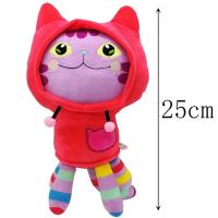 Muñeca De Peluche Gabby Dollhouse Juguete De Dibujos Animados Gato Sonriente Muñeca Para Niñas Regalo De Cumpleaños Para Niños Relleno De Algodón PP Tamaño 20 Cm Unisex - details 2