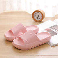 Sandalias De Hueso Grueso Para Mujer EVA Suave Suela Cama De Nubes Pantuflas De Interior Antideslizantes Playa Verano 2025 - details 31