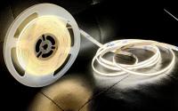 Tira De LED COB Ultrafina 8MM 12V 24V Con Conector DC Luz De Alambre Dimmable Iluminación Lineal De Alta Densidad Lámpara De Decoración Para Sala De Estar - details 0