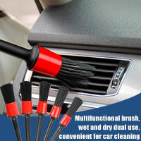 Kit De Detalle Para Coche 8 Piezas Cepillo Largo Suave Para Limpieza De Rines Y Neumáticos Material PP Sin Químicos Peligrosos - details 3