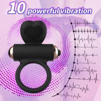 Anillo Vibrador Zeus para Hombre | Estimulador de Clítoris en Forma de Corazón | Potente y Silencioso | Silicona Suave y Ergonómica | Retarda la Eyaculación y Mejora la Erección | Anillo Vibrador Flexible para Pene | Compatible con Todos los Tamaños | - details 1