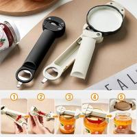 Ajustable Abrebotellas Multifuncional De Acero Inoxidable Para Vino Cerveza Lata Herramientas De Cocina Tamaño 2.5-9.5cm - details 2
