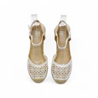 Calzados Soraia Sandalia Ganchillo Mujer Verano, sandalias cuñas  comodas y elegante. - details 15