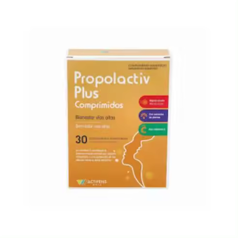 Herbora Propolactiv Plus 30 Comprimidos Refuerza Sistema Inmune - Mantenimiento de Garganta - - 1