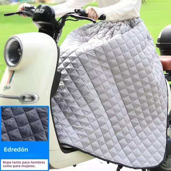 Protector De Rodillas Para Motocicleta Impermeable Y Térmico Para Hombres Y Mujeres Cubierta De Algodón Universal Para Invierno - 1