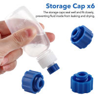 Juego De 24 Botellas De Sujeción Fina De 30ml Con Tiras De Aguja Set De Aplicadores Precisos Para Manualidades Y Almacenamiento De Artesanía - details 1