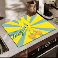 Alfombrilla De Cocina Looney Tunes T-Tweety Bird Absorbente Y Antideslizante Estilo Retro Para Secar Platos Y Cubiertos - details 5