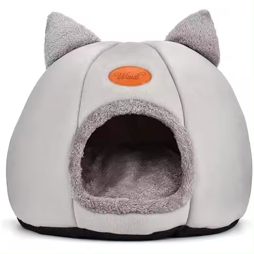 Cama para perros y Gatos con Juguete extraíble y lavable, NEST de Mascota de Invierno, frío y lujoso, NEST de Mascota de Invierno - 1