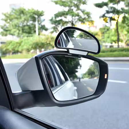 Espejo Retrovisor Auxiliar De Ancho Ángulo Ajustable 360 Grados Alta Calidad Para Estacionamiento Y Visión Trasera - 1