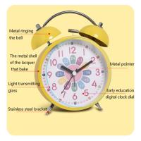 Reloj De Alarma Pequeño Para Estudiantes 3 Pulgadas Decoración De Habitación Y Hogar Estilo Moderno Metal Quartz - details 3