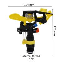 Rociador De Jardín Ajustable Con Espinas Para Riego De Agua En Agricultura Y Jardinería Rotativo De 360 Grados Con Jet De Jatillo - details 1