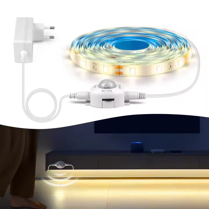 Sensor De Movimiento PIR Luz LED Inalámbrica Para Camastro Armario De Cocina Escaleras Pasillo Lámparas De Emergencia - 1