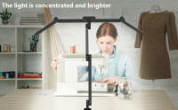 Lámpara De Escritorio LED Con Abrazadera Ultra Brillante 24W Iluminación Atmosférica Auto Dimming Para Oficina Y Hogar Moderno Con Sensor Táctil Incluye Bombillas Garantía De 1 Año - details 7