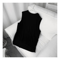 Camiseta De Hombre Sin Mangas De Color Sólido Casual Con Cuello Redondo Absorbente De Sudor Para Deporte En Verano - details 17
