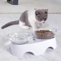 Tazas De Comida Para Gatos Con Base Antideslizante Doble Estilo Ergonómico Anti Vómito Y Antiartrose Para Perros Y Gatos Productos Para Mascotas - details 3