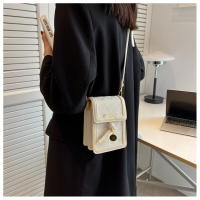 Bolso Cruzado Mini Vertical Para Mujer Estilo Retro Textura Premium Bolso De Hombro Para Niñas Bolsa Para Teléfono Móvil - details 9