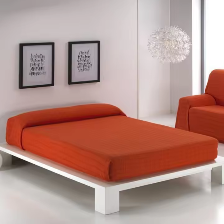 Colcha multiusos Cuadros 125X180 Lowin hogar - 1