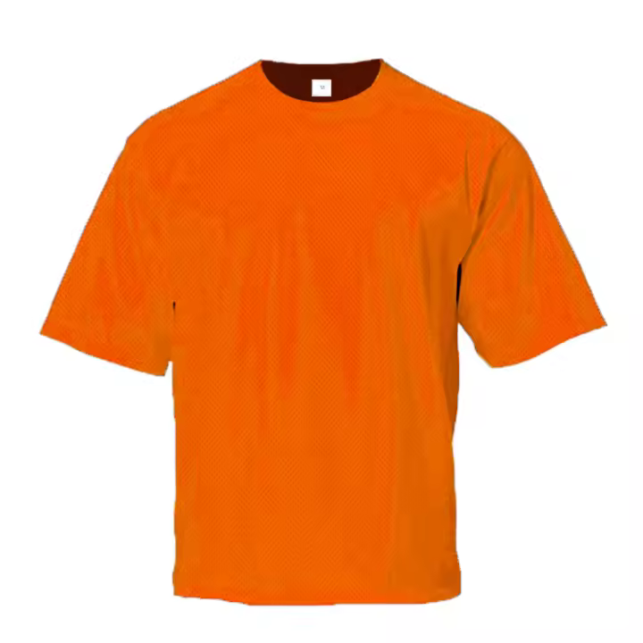 Oversized T shirt Men Loose Drop Shoulders Gym Clothing Bodybuilding Fitness Streetwear Hip-Hop T-shirt Quick Dry Mesh Sport Tee - 1