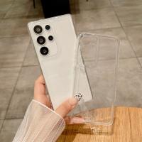 Funda Transparente Para Samsung Galaxy S25 S26 Ultra S24 S23 FE S22 S21 plus A07 A17 A16 A06 A26 A36 A35 A34 A54 A55 A56 5G Protección Antichoque Silicona Cubierta Completa - details 1