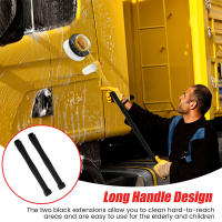 Kit De Cepillos Para Lavar Coche Sin Arrugas Manija Giratoria De 360° Cepillo De Limpieza Para Ruedas Puertas Y Ventanas - details 3