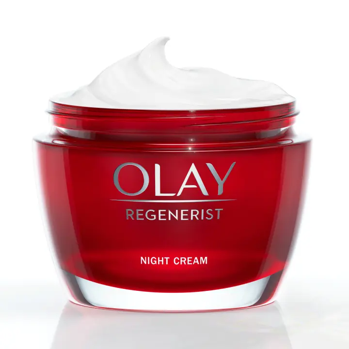 Olay Regenerist Crema De Noche, Fórmula Con Niacinamida (Vitamina B3) Y Péptidos, Hidrata Al Instante Y Durante 24H, Piel Más Firme En 14 Días, 50ml - 1