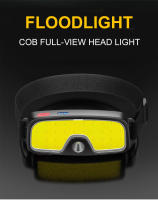 Linterna Frontal COB LED Super Brillante Recargable 180° Lámpara De Corbata Impermeable Para Actividades Al Aire Libre Como Pesca Senderismo Camping Y Ciclismo - details 14