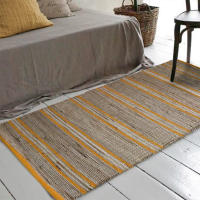 MEVAK LIVING - Alfombra de yute con detalles de algodón modelo Palena - details 1