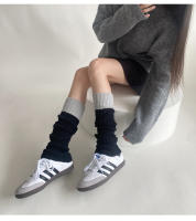 Calentadores De Piernas Lolita Para Mujer Estilo Coreano Otoño Invierno Tejidos a Mano Cubren El Pie Socks JK Y2k Punk Gótico Leggings Boot Cuffs - details 20