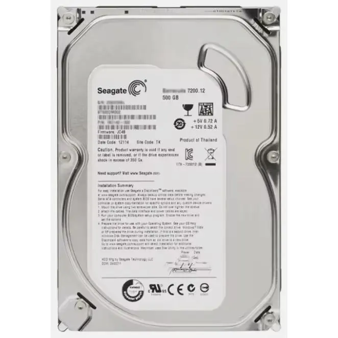 SEAGATE BARRACUDA 500GB 7200 .12 - 1