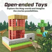 Juego De Bloques Magnéticos 100pcs Para Niños Y Niñas Edad 3+ Juguetes Sensoriales De Construcción Para Regalos - details 6