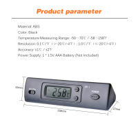 Termómetro Digital Electrónico Para Coche Con Probar Múltiple Función Mostrador De Temperatura Y Tiempo Uso Indoor Outdoor - details 4