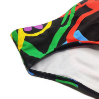 Bragas De Natación Para Hombre Briefs Sexy Con Rayas Traje De Baño Deportivo Para La Playa Y Surf Ropa De Water Sport Material Poliéster Y Spandex - details 9