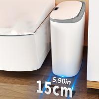 Bandeja De Basura Automática Con Sensor De Movimiento 13L Para Baño Cocina Oficina Y Dormitorio Recipiente Ecológico Plástico Rectangular Impermeable - details 5