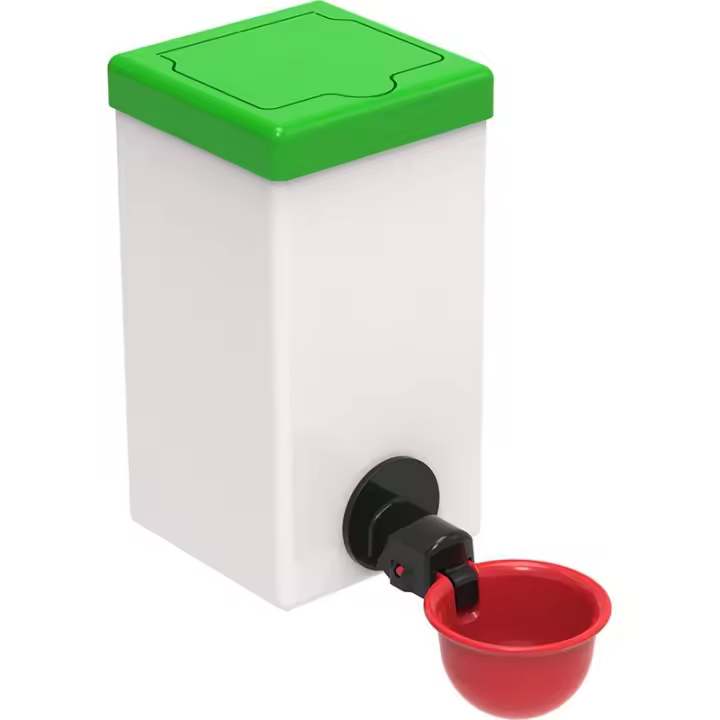 Bebedero basculante con depósito para aves 1 litro  diámetro 50 mm - 1
