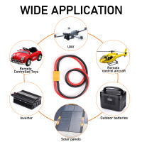 Cable De Conversión XT60 Macho-Hembra 12AWG Con Extensión De Silicona Para Baterías Para Coches RV Conector De Cable De 40CM - details 7