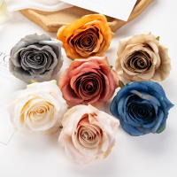 10/50pcs Cabezas De Rosa Silken Para Bodas Jardines Arches Navidad Decoraciones De Hogar DIY Cajas De Dulces Broches Estilo Floral - details 22