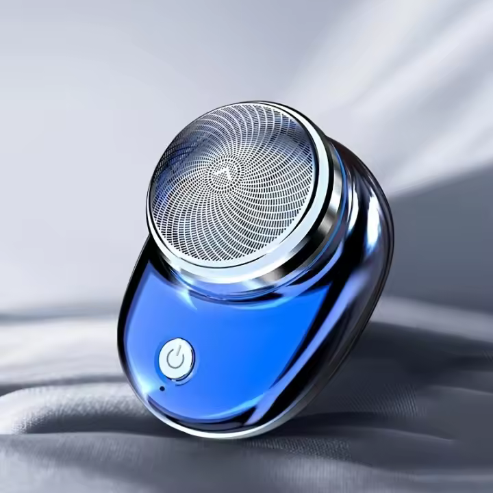 Afeitadora Eléctrica Portátil Para Viajes Mini Carga Inalámbrica Desmontable Afeitadora De Barba Y Cabello Para El Rostro Material De Hoja De Acero Inoxidable - 1