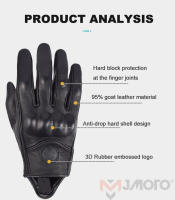 Guantes De Motocicleta Suomy De Cuero Para Hombre Y Mujer ProtecciónVintage Ciclismo Primavera Otoño Guantes De Motocross ATV - details 7
