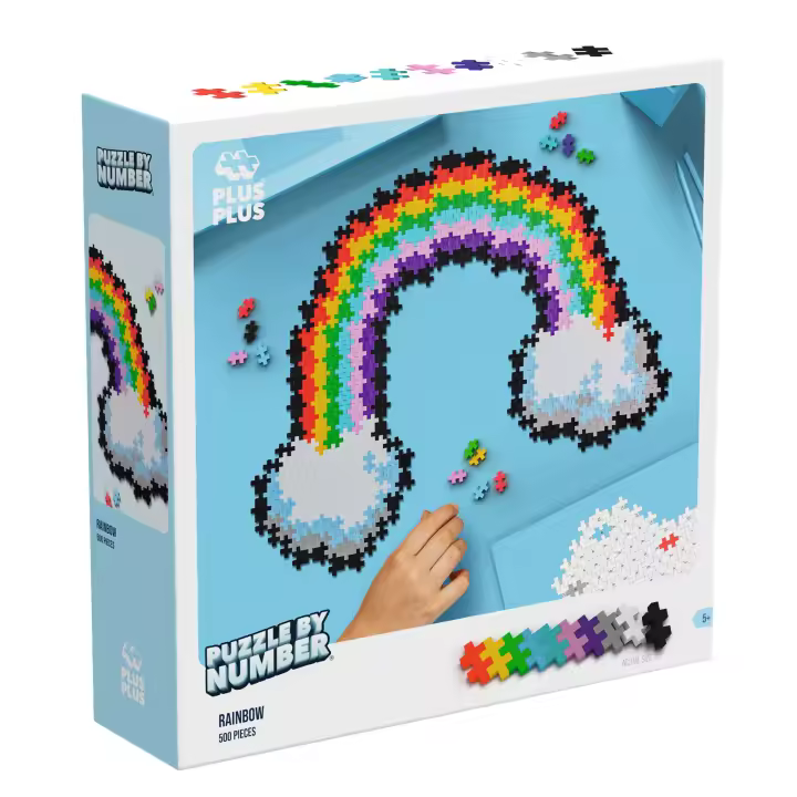 Plus Plus - Arcoíris  Rompecabezas Niños  Puzles Niños 5 Años O Más  500 Piezas  Regalos para Niñas  Juegos Educativos Niños 5 Años - 1
