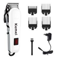 Cortadora De Pelo Kemei Profesional Para Hombres Recargable Potente Trimmer De Barba Corte Ajustable Máquina De Peluquero - details 0